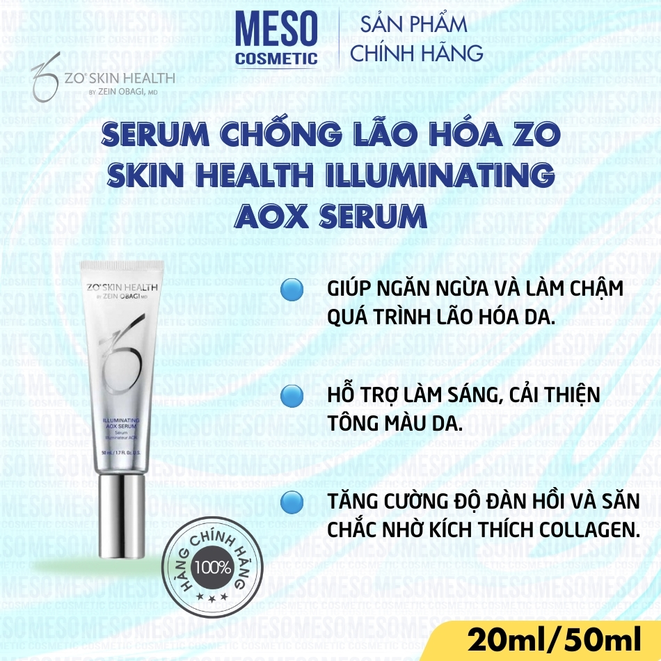 Serum chống lão hóa Zo Skin Health Illuminating AOX Serum